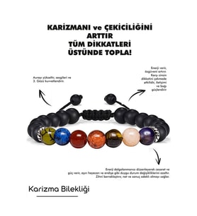 Sertifikalı Öğrenci Bilekliği Akik Lapis Lazuli Kuvars Mercan Kaplan Gözü Kalsit Ametist Doğal Taş Bileklik (Çok Renkli)
