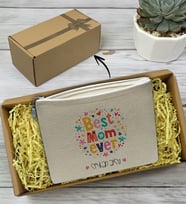 BK Gift Kişiye Özel En İyi Annesi Tasarımlı Keten Makyaj Çantası-5, Anneler Günü Hediyesi, Doğum Günü Hediyesi