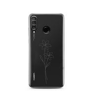 Huawei P30 Lite Uyumlu Baskılı Yumuşak Silikon Şeffaf Telefon Kılıfı