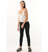 Kadın Antrasit Skinny Jean Pantolon