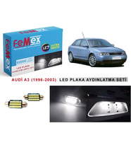 Audi A3 (1996-2003) LED Plaka Aydınlatma Ampul Seti FEMEX Parlak Beyaz