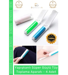 #TüyRulosu Yapışkanlı Yıkanabilir Silindir Kedi Köpek Koltuk Elbise Pratik Tüy Toz Toplama Rulosu -