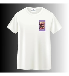 Mix T-Shirt Model Slay The Day Tasarım (,Hediye,Paketi Yapılır,Not Yazılır)