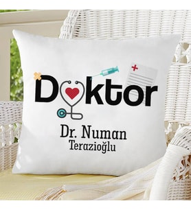 Kişiye Özel Doktorlara Özel Hediyelik Yastık