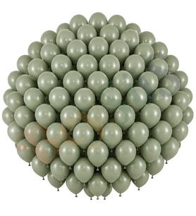 Ada Çayı Renk Lateks Retro Balon (30 cm) - 100 Adet