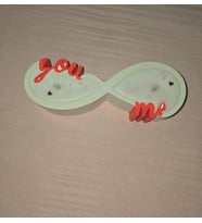 Hediyelik: Sen & BEN sonsuz aşk temalı kokulu mum