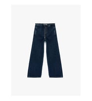 Koton 26YY59002543 Koyu İndigo Kız Çocuk Jean Pantolon 6SKG40033AD