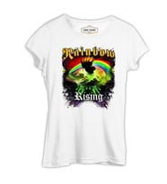 Rainbow - Rising Beyaz Kadın Tshirt