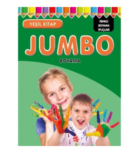 Jumbo Boyama Yeşil Kitap