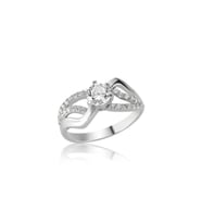 Gümüş Tek Taş Kadın Yüzük CSR2182346