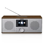 Lenco DIR-170 Internet Radyo DAB+ Bluetooth Kumandalı Akıllı Radyo Ahşap (Gümüş)