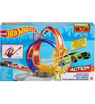 Hot Wheels Enerji Pisti Yarış Seti, Çift Çember Ve 1 Hot Wheels Arabası İçerir, 5 Yaş Ve Üzeri İçin (Çok Renkli)