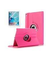 Apple iPad 9.7 2017 (5.Nesil) Uyumlu Zore Dönebilen Standlı Kılıf (K.Pembe)