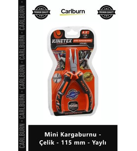 Özel Üretim Hassas Elektronik Hobi Atölye Tamirat Sağlam Mini Kargaburnu Çelik 115 mm Yaylı
