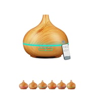 Hava Nemlendirici 7 Led Işıklı Aromatik Oda Kokusu 550 Ml Kahve Aroma Difüzörü Buhar Makinası