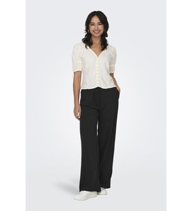 ONLTIZANA COTTON LOOSE PANTS WVN NOOS (Siyah)