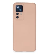 Mi 12T Pro Kılıf Nano içi Kadife Silikon - Pudra