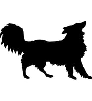 Folyo Sticker Köpek 100cm Uzunluk (Karışık)