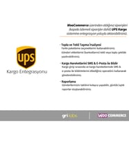 UPS Kargo WooCommerce Entegrasyon Eklentisi