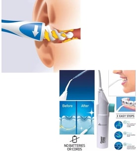 Mulvxkrg Krg02 Kulak Temizleme Ve Power Floss Mekanik Diş Ve Ağız Temizleme Aleti Seti (Mulvix)