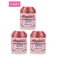 Northcity 3 Adet Altınbaşak Oya ve Dantel İpi 20 gr - Royaleks - No: 639