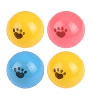 Flamingo Pinpon Topu Kedi Oyuncak 4Lü 4Cm