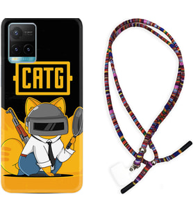 Vivo Y11S Y21S Y20 Y20S Y70 Kılıf Boyun Asklı Rasta Silikon Cat G 1677
