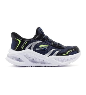 Skechers Meteor Lights Brisk-Beams Kids Sneaker Lastik Bağcıklı Işıklı Çocuk Ayakkabısı Lacivert