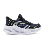 Skechers Meteor Lights Brisk-Beams Kids Sneaker Lastik Bağcıklı Işıklı Çocuk Ayakkabısı Lacivert