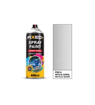 SGS FİXED F3214 AKRİLİK SPREY BOYA METALİK GÜMÜŞ EFEKT 400 ML SILVER