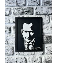 Ahşap Atatürk Portre