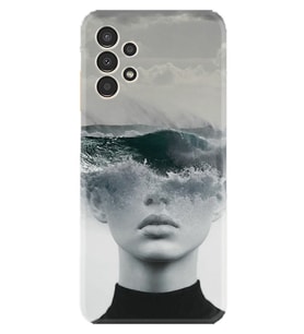 Samsung Galaxy M14 Uyumlu Kılıf Resimli Desenli Baskılı Silikon Mistic Woman 1361