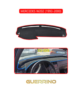 MERCEDES W202 1993-2000TORPİDO KORUMA HALISI KIRMIZI KENAR