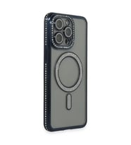 İphone 15 Joke Simli Magneticsafe - Lacivert