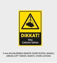 VİNÇ ÇALIŞMA SAHASI 25X37 CM