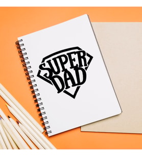 Süper Baba Tasarımlı Defter