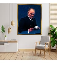 ÇERÇEVELİ ATATÜRK TABLO S517