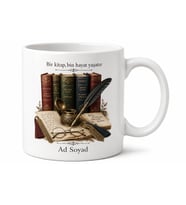 Edebiyat Klasikleri Kitap Ciltleri Kalem Hokka Kupa Edebiyat Eleştirmeni Hediye Bardak