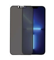iPhone 14 Plus Uyumlu Privacy Ön Koruma Hayalet Seramik Nano Ekran Koruyucu (Siyah)