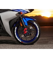Lastik Stikeri YAMAHA DARK SİDE Motorsiklet Lastik Yazısı Sticker 4 Adet full SET 2 lastik icin yapıştırıcı dahil