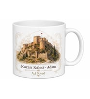 Kozan Tarihi Kalesi Adana Hatırası Kahve Kupası Hediye Bardak Özel Tasarım