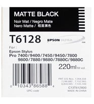 Tonersepeti Epson T6128 C13T612800 Orjinal Mat Siyah Kartuş