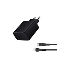 45W USB-C Type-C Hızlı Şarj Seti PD Destekli Süper Hızlı Şarj Adaptörü (Siyah)