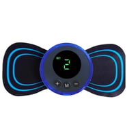 8 Modlu Mini Şarjlı Lcd Ekran Ems Boyun Omuz Kol Sırt Elektrikli Masaj Bantı Kas Stimülatörü