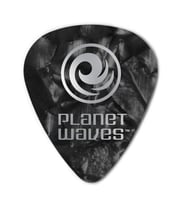 Planet Waves 1CBKP2-25 Selüloit İnce (Light) Gitar Penası - Siyah (25'li Paket)  Standart Ölçü, Klasik Parlak Siyah ve Başlangıç/Orta Seviye Uyumu