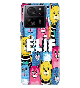 Xiaomi Mi 8 9 10 10T 11 11T 12 13 14 15 Note Lite Pro Kılıf İsim Yazılı Kişiye Özel Model-52 (Çok Renkli)