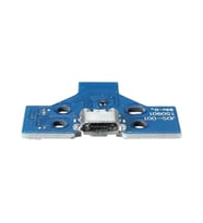 Ps4 V1 Uyumlu Jds 001 Usb Soket Şarj Giriş Board Ps4 Yedek Parça 2 Adet (Mavi)