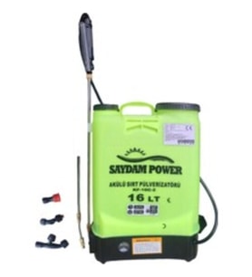 SAYDAM POWER AKÜLÜ 16 LİTRE İLAÇLAMA POMPASI-ÖLÇÜ KABI HEDİYELİ