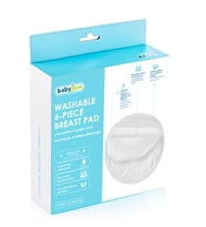 Babyjem Yıkanabilir 6'Lı Kumaş Göğüs Pedi - Standart