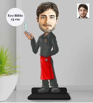 Kişiye Özel Berber Erkek Ahşap Eco Biblo -3
